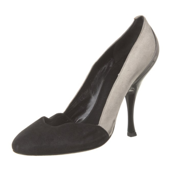 MIU MIU Colorblock Pattern high heel leather pumps - Picture 3 of 11